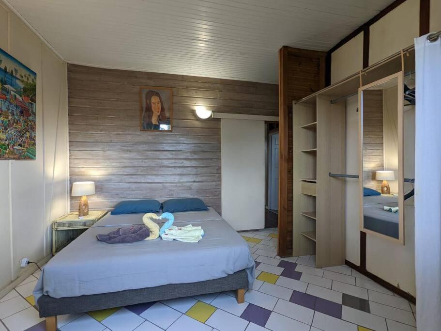 Charmante Villa Creole Climatisee, Jardin Tropical Et Piscine Prives Lamentin Exterior foto