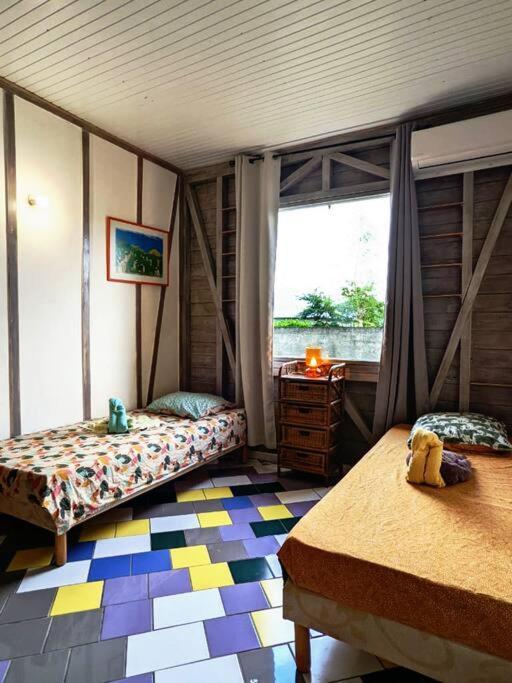 Charmante Villa Creole Climatisee, Jardin Tropical Et Piscine Prives Lamentin Exterior foto